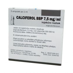 Витамин Д в амп. (Кальциферол Биотика форте) 7,5мг 1мл №5 в  и области фото